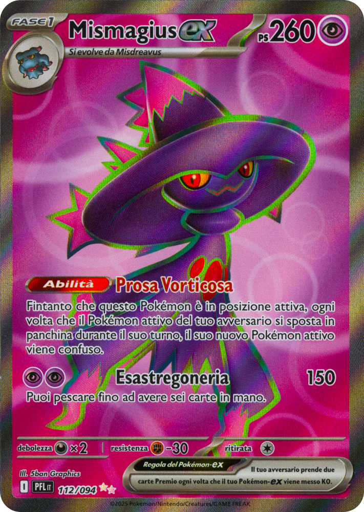 112 / 094 Mismagius ex Rara Segreta foil (IT) -NEAR MINT-