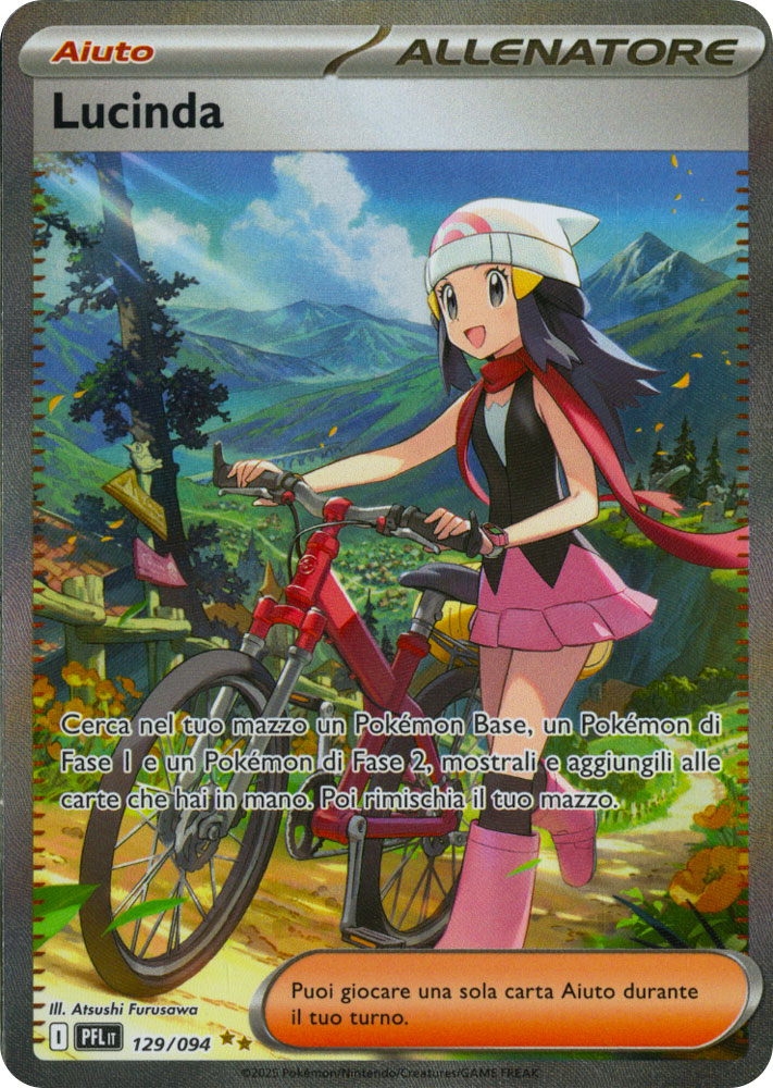 129 / 094 Lucinda Rara Segreta foil (IT) -NEAR MINT-