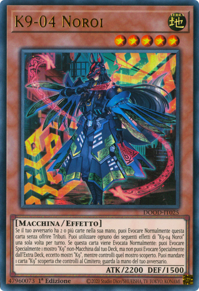 DOOD-IT025 K9-04 Noroi ultra rara 1a Edizione (IT) -NEAR MINT-