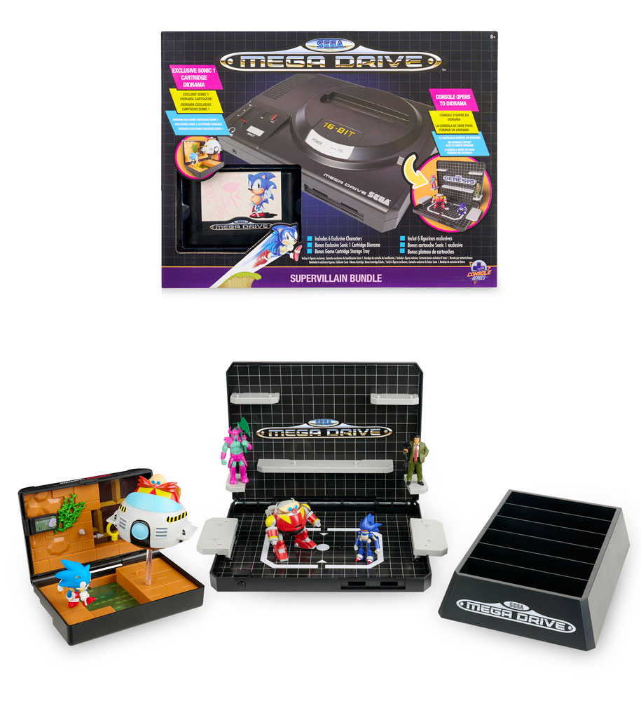 Mega Drive Console Boss Level w/ Sonic 1