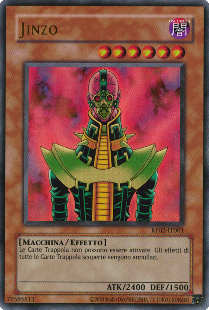 RP02-IT001 Jinzo ultra rara Unlimited (ristampa) (IT) -NEAR MINT-