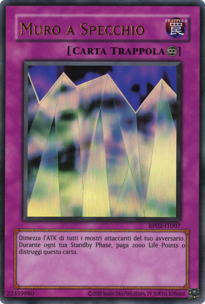 RP02-IT007 Muro a Specchio ultra rara Unlimited (ristampa) (IT) -NEAR MINT-