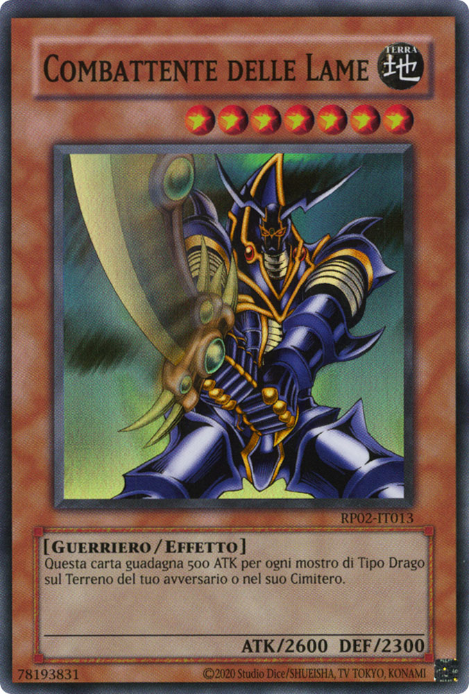 RP02-IT013 Combattente delle Lame super rara Unlimited (ristampa) (IT) -NEAR MINT-