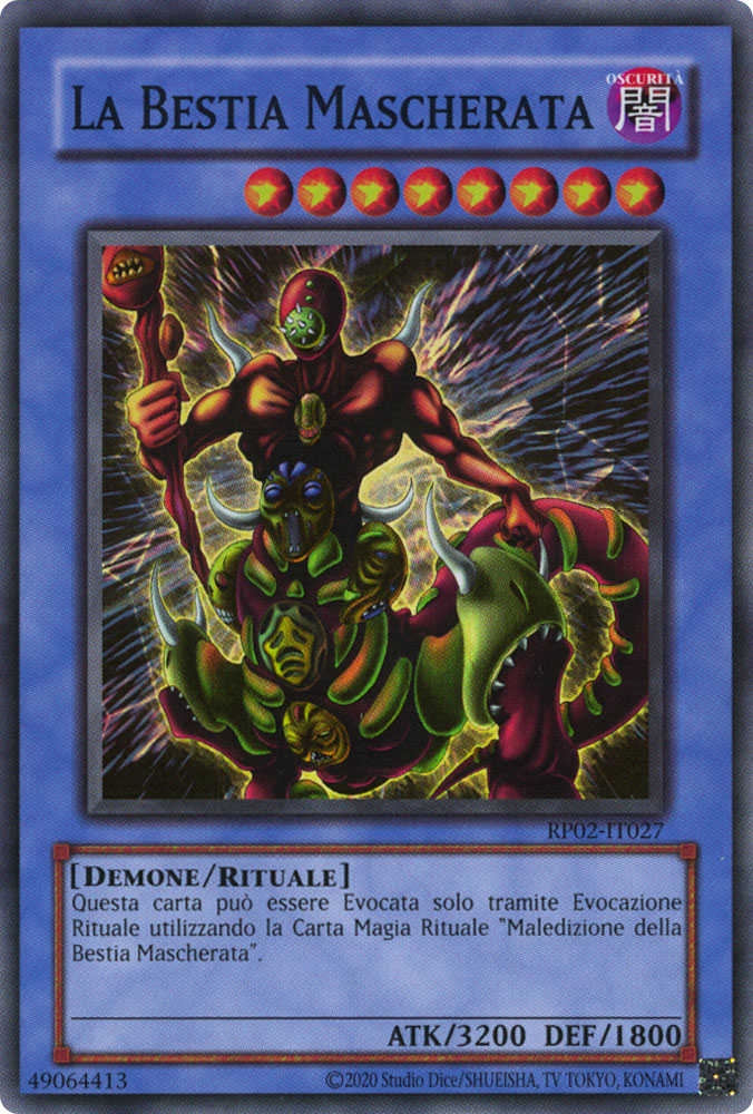 RP02-IT027 La Bestia Mascherata super rara Unlimited (ristampa) (IT) -NEAR MINT-