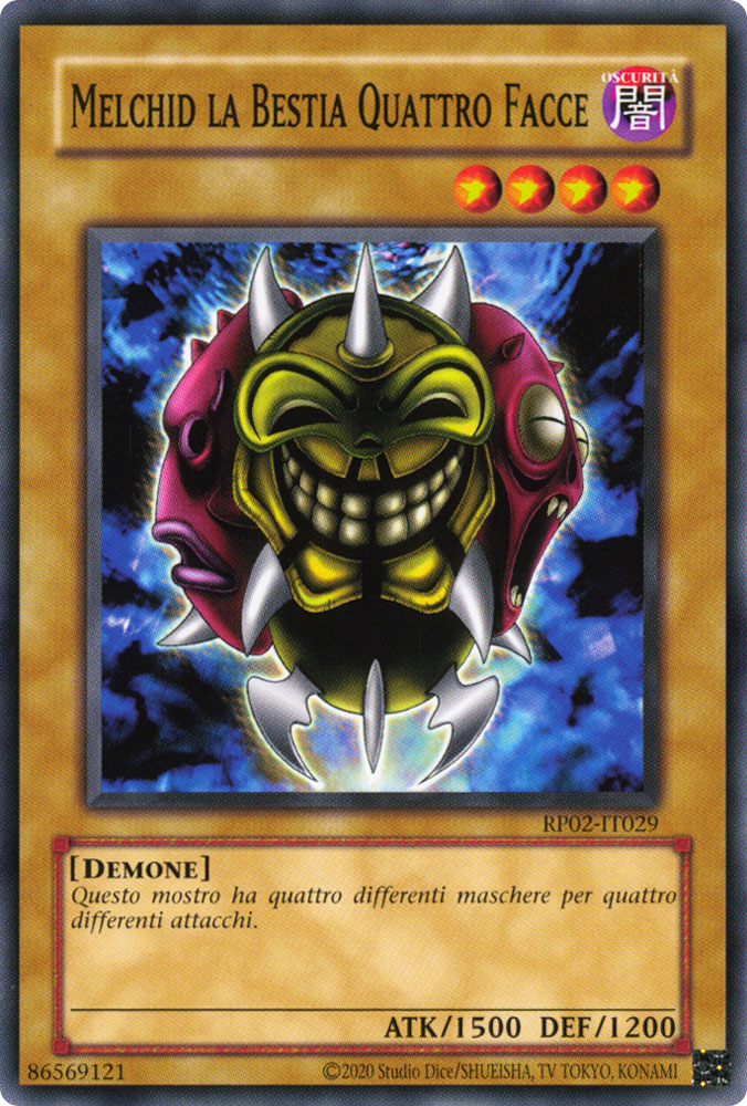 RP02-IT029 Melchid la Bestia Quattro Facce comune Unlimited (ristampa) (IT) -NEAR MINT-