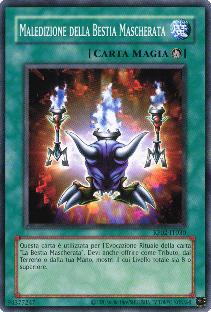 RP02-IT030 Maledizione della Bestia Mascherata comune Unlimited (ristampa) (IT) -NEAR MINT-