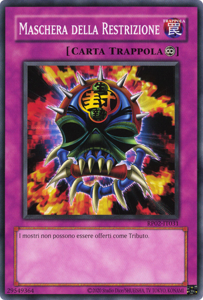 RP02-IT031 Maschera della Restrizione comune Unlimited (ristampa) (IT) -NEAR MINT-