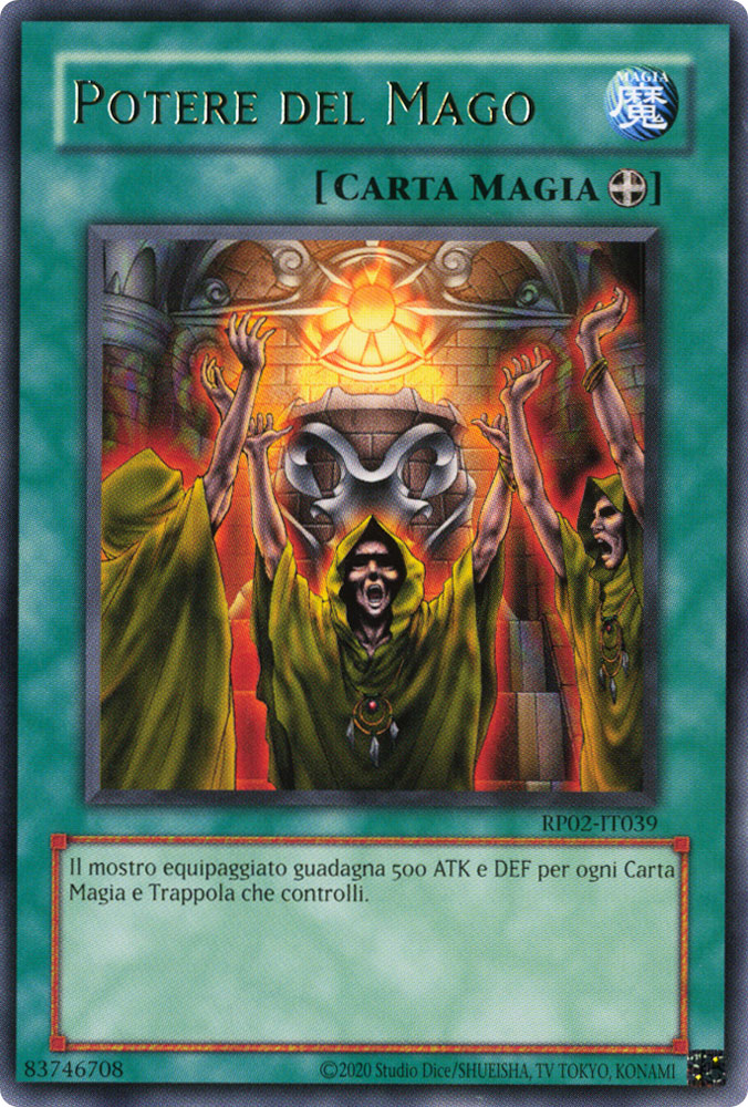 RP02-IT039 Potere del Mago rara Unlimited (ristampa) (IT) -NEAR MINT-