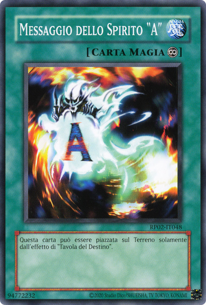 RP02-IT048 Messaggio dello Spirito "A" comune Unlimited (ristampa) (IT) -NEAR MINT-