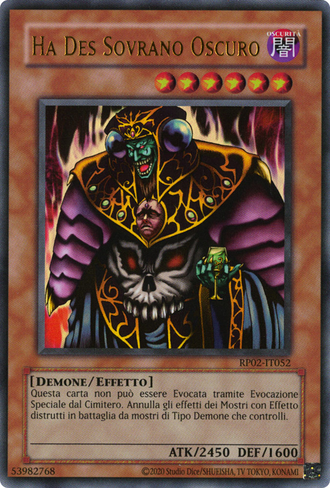 RP02-IT052 Ha Des Sovrano Oscuro ultra rara Unlimited (ristampa) (IT) -NEAR MINT-