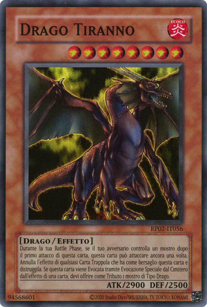 RP02-IT056 Drago Tiranno super rara Unlimited (ristampa) (IT) -NEAR MINT-