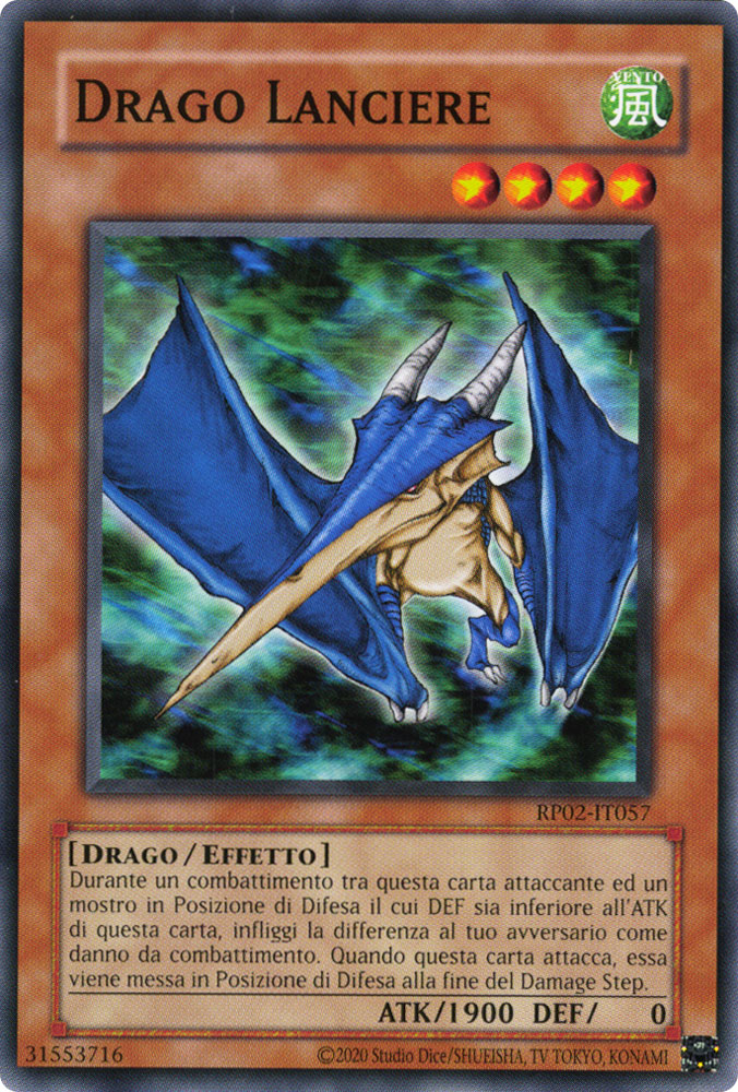 RP02-IT057 Drago Lanciere comune Unlimited (ristampa) (IT) -NEAR MINT-