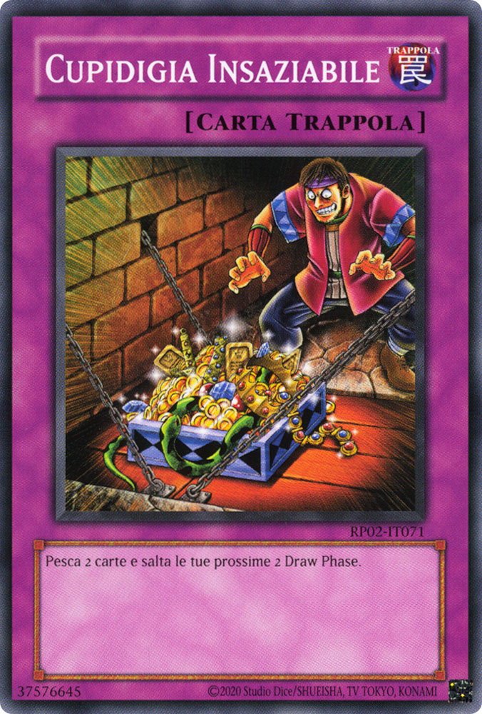 RP02-IT071 Cupidigia Insaziabile comune Unlimited (ristampa) (IT) -NEAR MINT-
