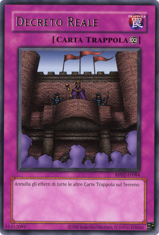 RP02-IT084 Decreto Reale rara Unlimited (ristampa) (IT) -NEAR MINT-