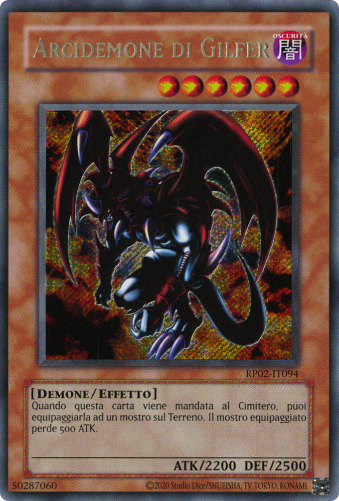 RP02-IT094 Arcidemone di Gilfer rara segreta Unlimited (ristampa) (IT) -NEAR MINT-