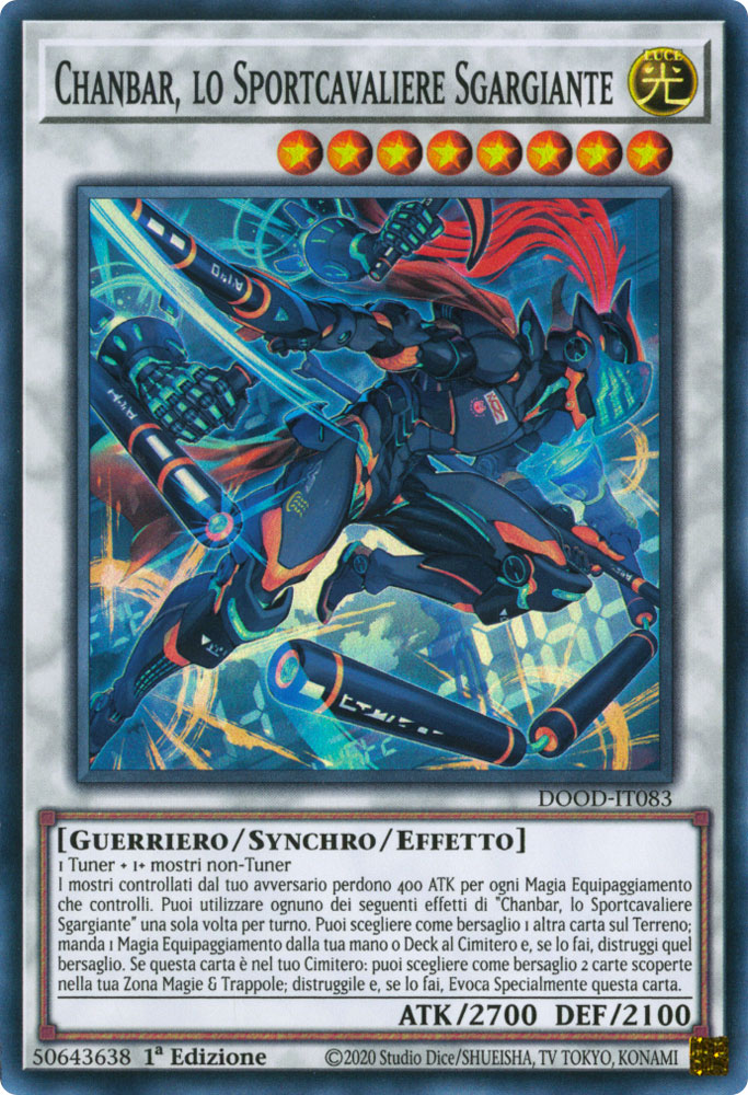 DOOD-IT083 Chanbar, lo Sportcavaliere Sgargiante super rara 1a Edizione (IT) -NEAR MINT-