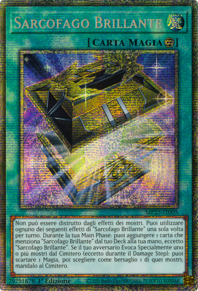 MP25-IT005 Sarcofago Brillante Rara Starlight 1a Edizione (IT) -NEAR MINT-