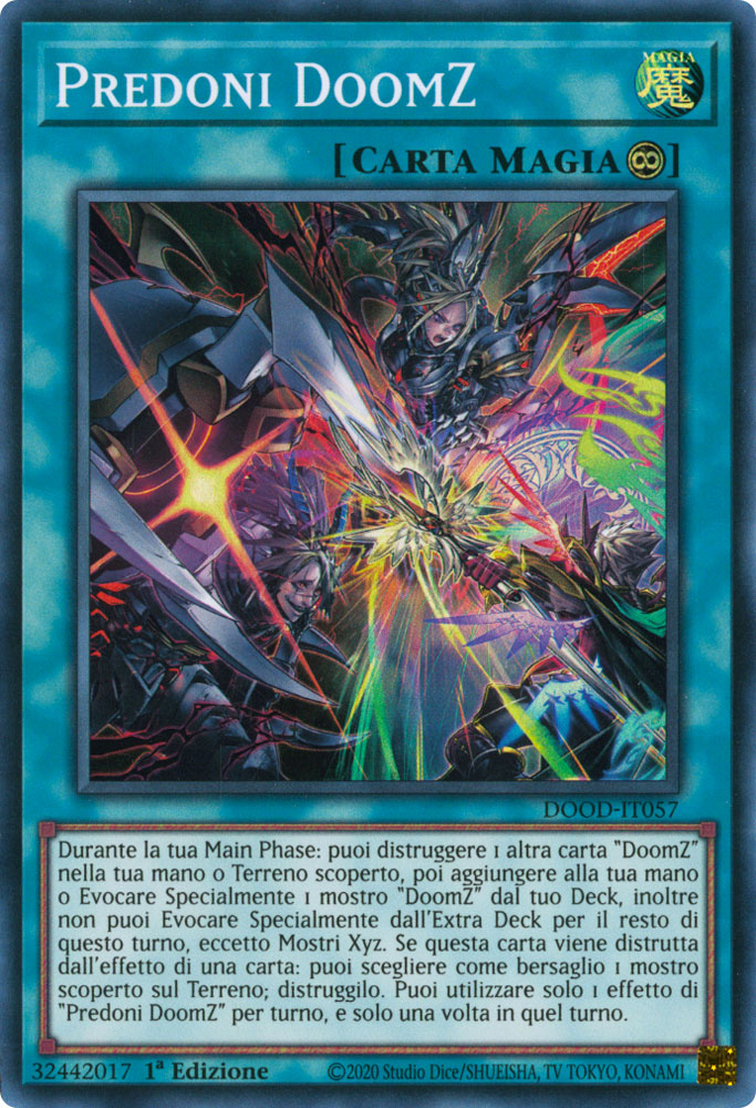 DOOD-IT057 Predoni DoomZ super rara 1a Edizione (IT) -NEAR MINT-