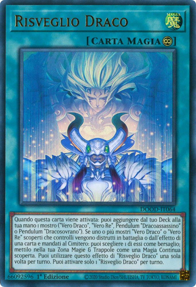 DOOD-IT064 Risveglio Draco ultra rara 1a Edizione (IT) -NEAR MINT-