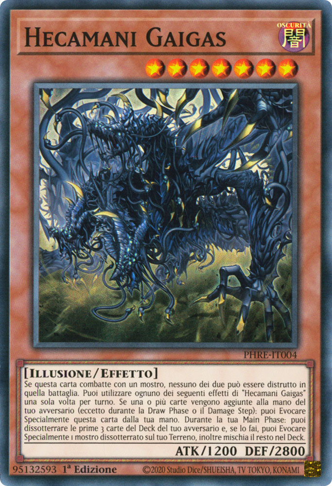 PHRE-IT004 Hecamani Gaigas super rara 1a edizione (IT) -NEAR MINT-