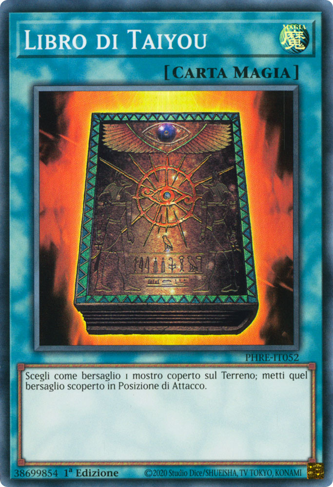 PHRE-IT052 Libro di Taiyou super rara 1a edizione (IT) -NEAR MINT-