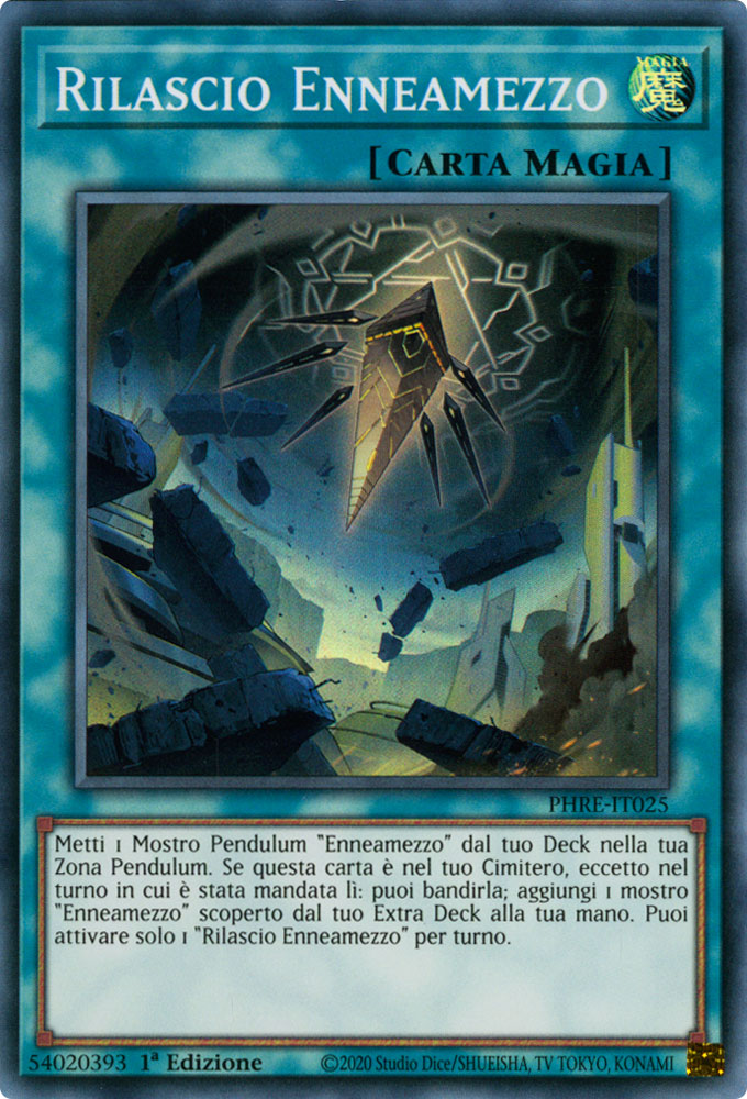 PHRE-IT025 Rilascio Enneamezzo super rara 1a edizione (IT) -NEAR MINT-