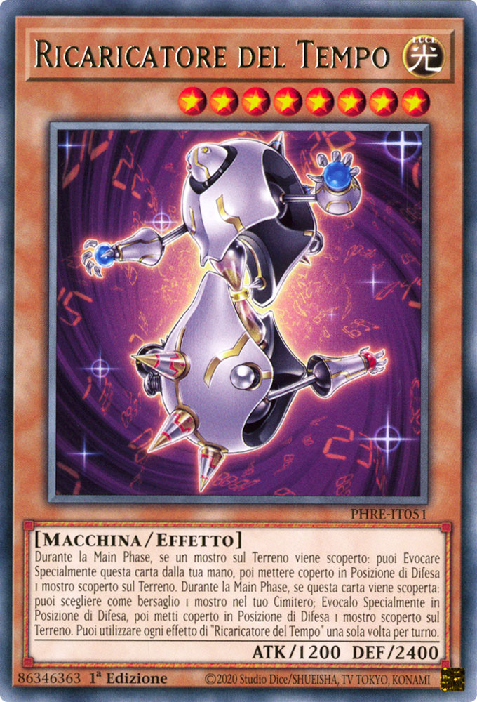 PHRE-IT051 Ricaricatore del Tempo rara 1a edizione (IT) -NEAR MINT-