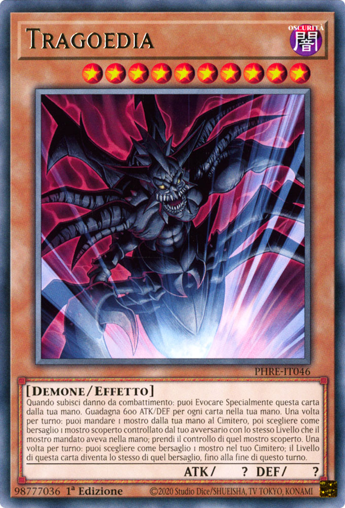 PHRE-IT046 Tragoedia rara 1a edizione (IT) -NEAR MINT-