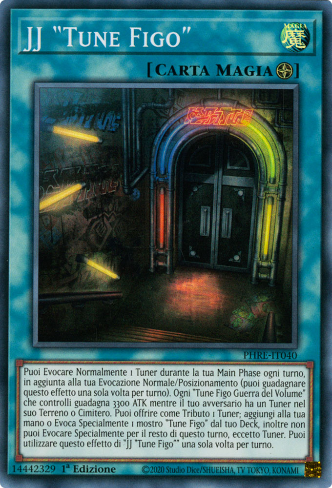 PHRE-IT040 JJ "Tune Figo" super rara 1a edizione (IT) -NEAR MINT-