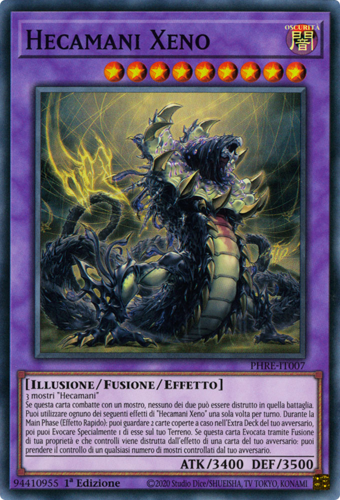 PHRE-IT007 Hecamani Xeno super rara 1a edizione (IT) -NEAR MINT-