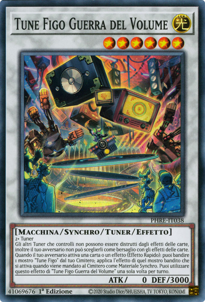 PHRE-IT038 Tune Figo Guerra del Volume super rara 1a edizione (IT) -NEAR MINT-