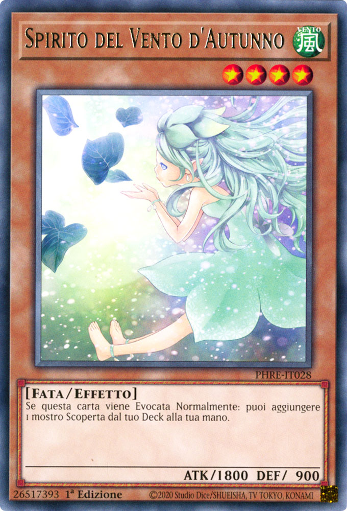 PHRE-IT028 Spirito del Vento d'Autunno rara 1a edizione (IT) -NEAR MINT-