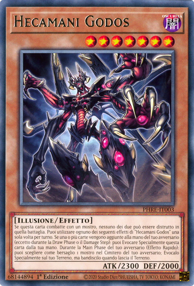 PHRE-IT003 Hecamani Godos rara 1a edizione (IT) -NEAR MINT-