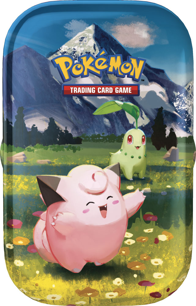 M2.5 Megaevoluzione Ascesa Eroica Mini Tin da Collezione Clefairy e Chikorita (IT)