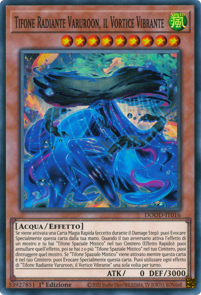DOOD-IT016 Tifone Radiante Varuroon, il Vortice Vibrante super rara 1a Edizione (IT) -NEAR MINT-