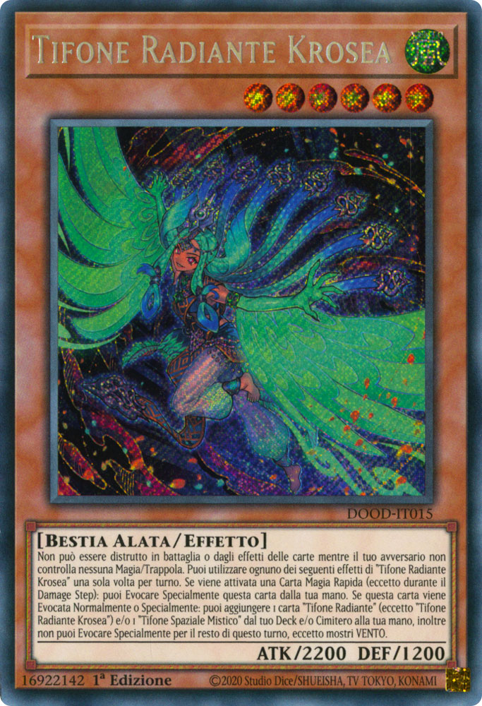 DOOD-IT015 Tifone Radiante Krosea rara segreta 1a Edizione (IT) -NEAR MINT-