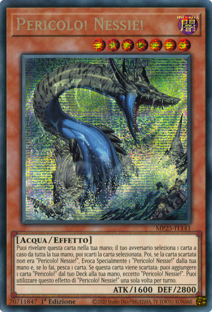 MP25-IT141 Pericolo! Nessie! Rara Segreta 1a Edizione (IT) -NEAR MINT-