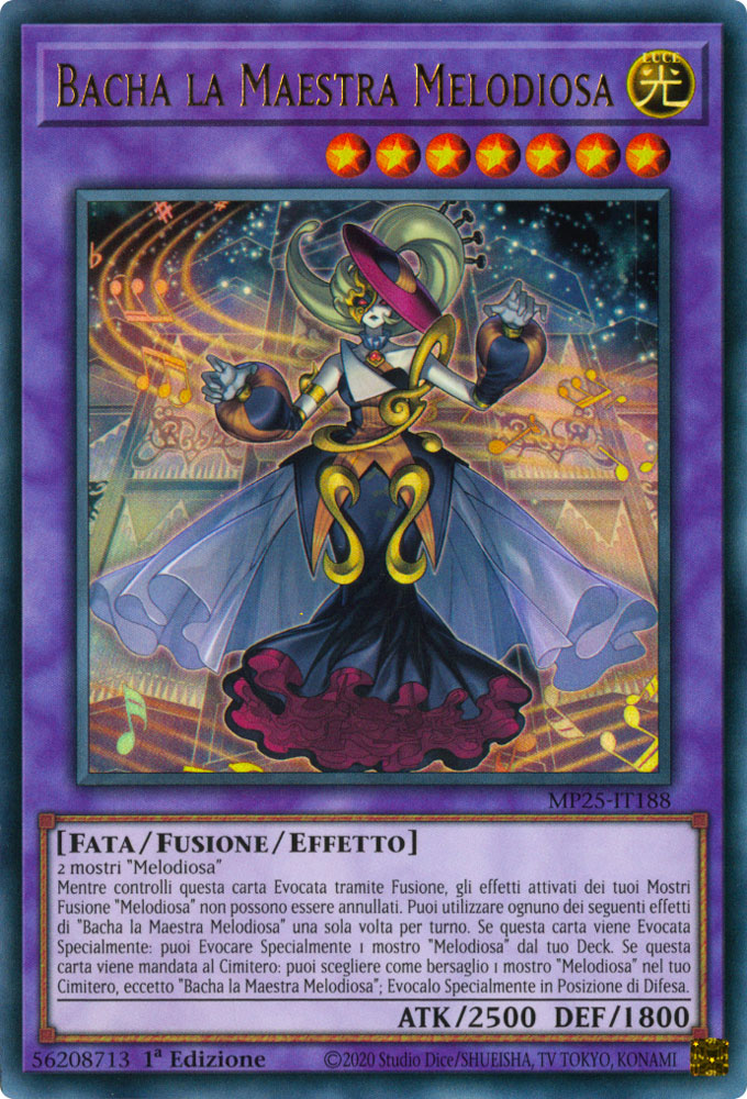 MP25-IT188 Bacha la Maestra Melodiosa Ultra Rara 1a Edizione (IT) -NEAR MINT-