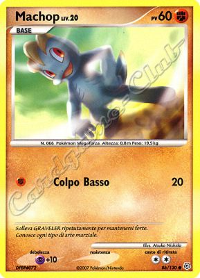 086 / 130 Machop LIV.20 comune (IT) -NEAR MINT-