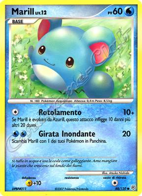 088 / 130 Marill LIV.12 comune (IT) -NEAR MINT-