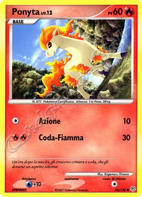094 / 130 Ponyta LIV.12 comune (IT) -NEAR MINT-