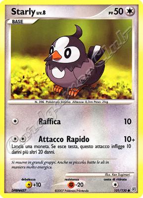 101 / 130 Starly LIV.8 comune (IT) -NEAR MINT-