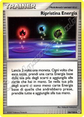 106 / 130 Ripristina Energia non comune (IT) -NEAR MINT-