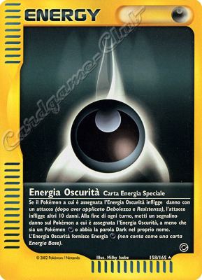 158 / 165 Energia Oscurita' rara (IT) -NEAR MINT-