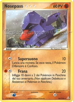 025 / 110 Nosepass rara (IT) -NEAR MINT-