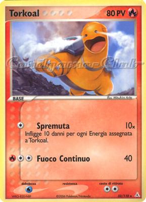 033 / 110 Torkoal rara (IT) -NEAR MINT-