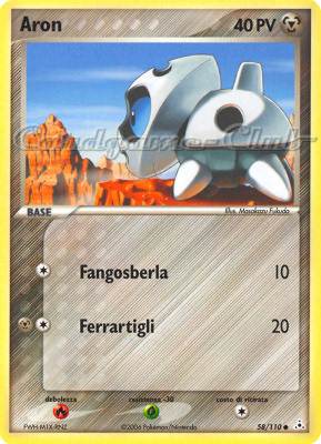 058 / 110 Aron comune (IT) -NEAR MINT-