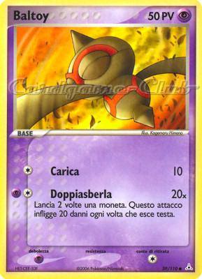 059 / 110 Baltoy comune (IT) -NEAR MINT-