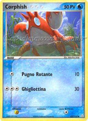 062 / 110 Corphish comune (IT) -NEAR MINT-