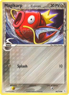 069 / 110 Magikarp Delta Species comune (IT) -NEAR MINT-